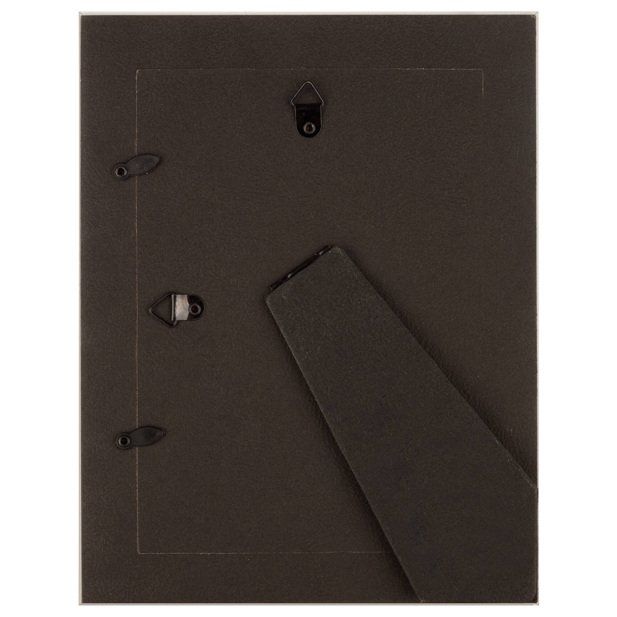 Simply Essentials™ 5" x 7" Gray with Silver Edge Frame by Studio Décor®